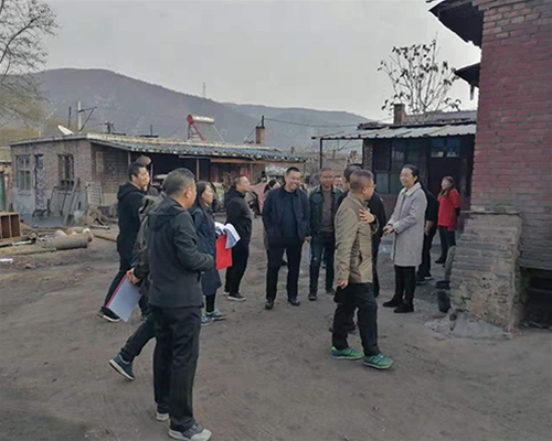 縣委、鎮(zhèn)府領導驗收工程