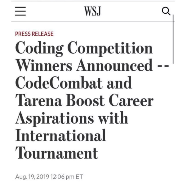 權(quán)威外媒報道│童程童美榮登紐約時報、華爾街日報！